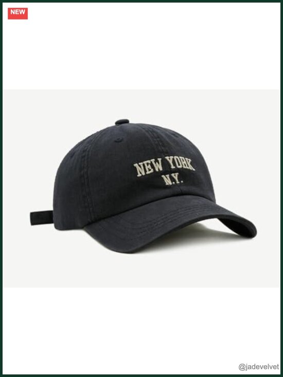 Baseball Cap with Curved Brim UV Protection Adjustable Strap Sport Hat main image 5